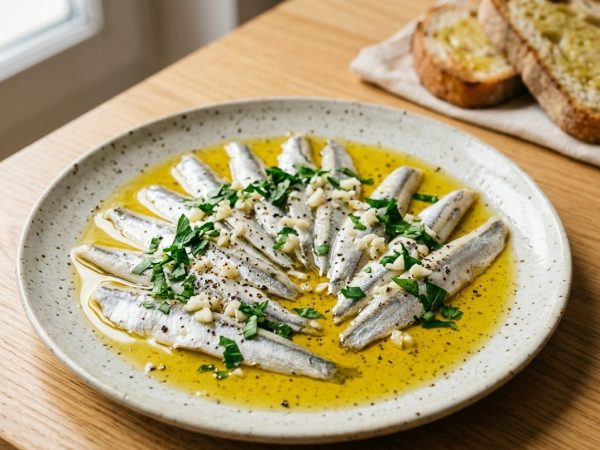 Boquerones à l&rsquo;huile d&rsquo;olive — charcuterie ibérique
