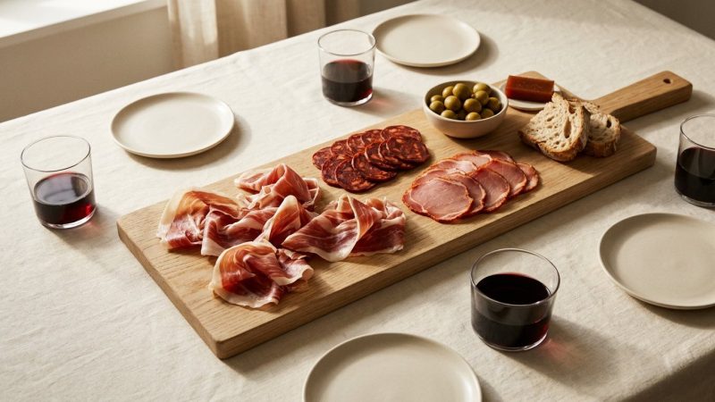 Comment dresser une planche ibérique pour 4 (sans se prendre la tête)